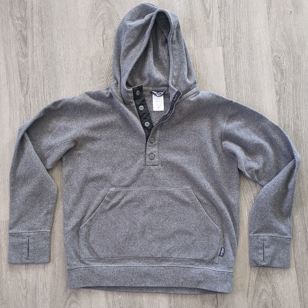 Patagonia Eddy Fleece Hoodie w/Thumb Holes Sz S